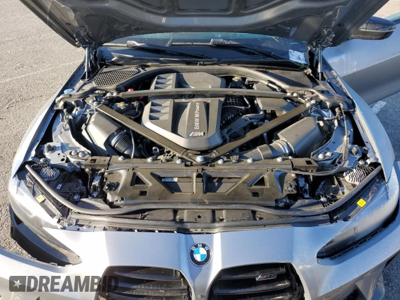 2022 BMW M4 Competition xDrive with VIN WBS43AZ01NCJ25752, listed as a Copart auction lot 38165123 with 17,021 mi miles. Bid and sale history available at carsss.com. Image 12.