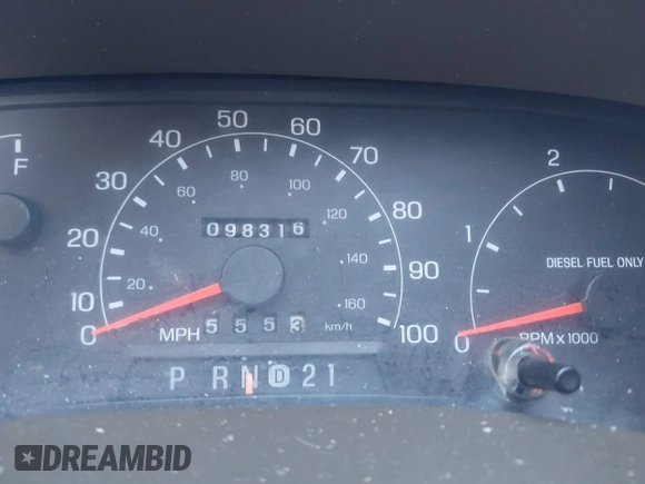 2001 Ford Super Duty F-250 XL with VIN 1FTNW21F61EC35820, listed as a IAAI auction lot 40466765 with 98,316 mi miles. Bid and sale history available at carsss.com. Image 7.