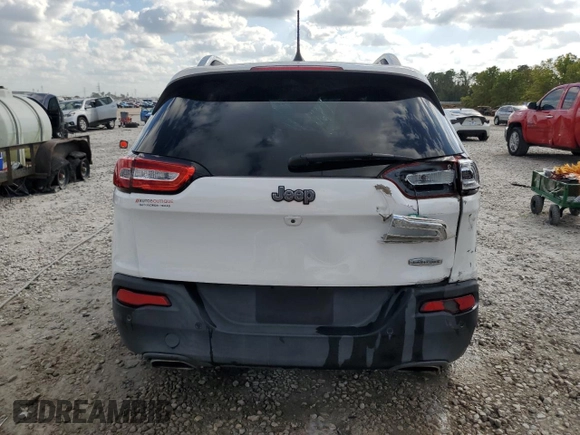 2018 Jeep Cherokee Latitude Plus with VIN 1C4PJLLXXJD524448, listed as a Copart auction lot 82211314 with 0 mi miles and Non Repairable. Bid and sale history available at carsss.com. Image 6.