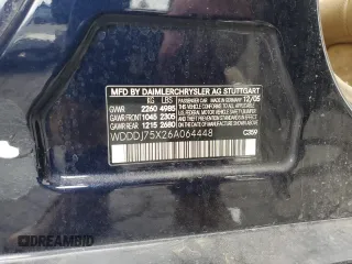 2006 Mercedes-Benz CLS-Class with VIN WDDDJ75X26A064448, listed as a Copart auction lot 52798345 with 251,982 mi miles and Salvage Title. Bid and sale history available at carsss.com. Image 12.