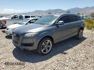 2014 Audi Q7 Premium Plus z VIN WA1LGAFE4ED009912, wystawiony jako Copart lot #64220425 z przebiegiem 143 407 mil mil oraz Szkoda całkowita • Salvage title. Historia ofert i sprzedaży dostępna na DreamBid. Obrazek 1.