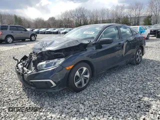 2019 Honda Civic Sedan LX with VIN 2HGFC2F65KH538508, listed as a Copart auction lot 50286545 with 61,169 mi miles and Salvage Title. Bid and sale history available at carsss.com. Image 1.