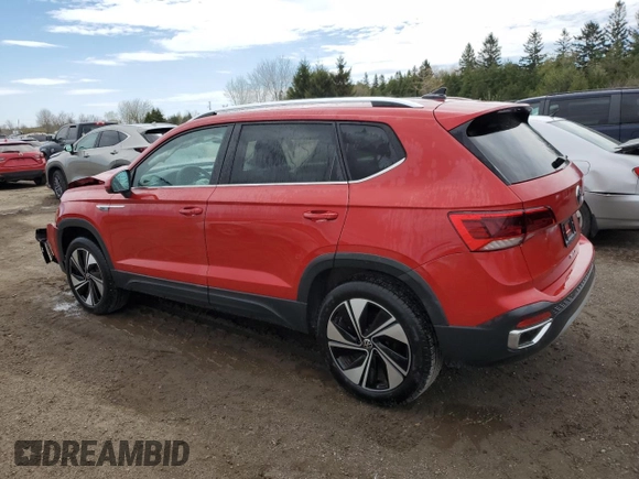 2024 Volkswagen Taos SE z VIN 3VVUX7B25RM025489, wystawiony jako Copart lot #55834005 z przebiegiem 19 985 mil mil oraz Szkoda całkowita • Salvage title. Historia ofert i sprzedaży dostępna na DreamBid. Obrazek 2.