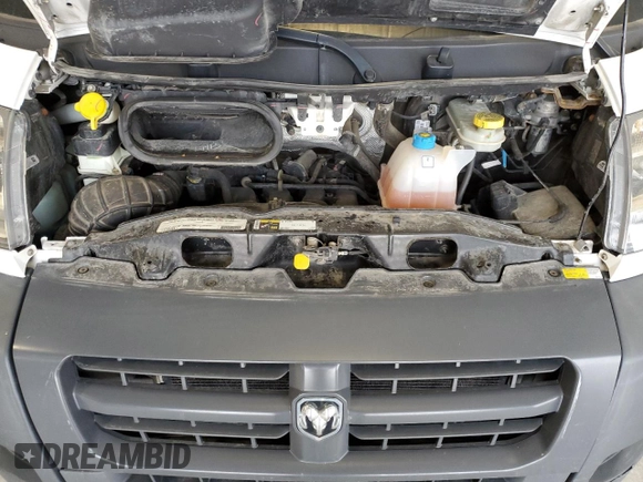 2017 Ram ProMaster Cargo with VIN 3C6TRVDG9HE550721, listed as a Copart auction lot 53695575 with 100,559 mi miles and Salvage Title. Bid and sale history available at carsss.com. Image 11.