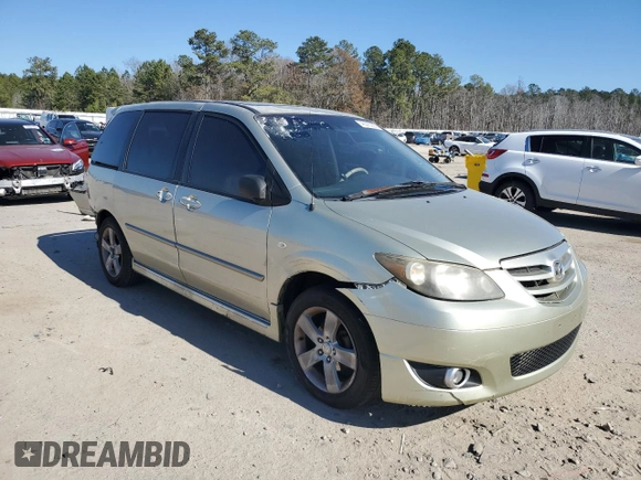 2004 Mazda MPV ES z VIN JM3LW28J640521693, wystawiony jako Copart lot #43313025 z przebiegiem 238 179 mil mil oraz Szkoda całkowita • Salvage title. Historia ofert i sprzedaży dostępna na DreamBid. Obrazek 4.