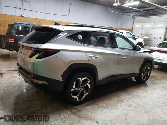 2022 Hyundai Tucson Limited with VIN 5NMJECAE1NH101704, listed as a Copart auction lot 50551045 with 74,176 mi miles and Non Repairable. Bid and sale history available at carsss.com. Image 3.