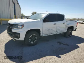 2021 Chevrolet Colorado 2WD Z71 z VIN 1GCGSDEN7M1201219, wystawiony jako Copart lot #61310215 z przebiegiem 184 819 mil mil oraz Szkoda całkowita • Salvage title. Historia ofert i sprzedaży dostępna na DreamBid. Obrazek 1.