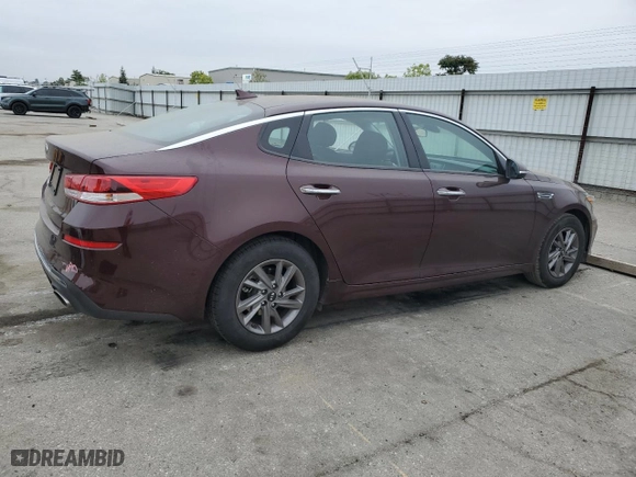 2020 Kia Optima LX with VIN 5XXGT4L35LG422478, listed as a Copart auction lot 53570245 with 70,697 mi miles and Salvage Title. Bid and sale history available at carsss.com. Image 3.