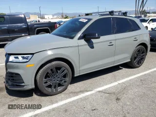 2020 Audi SQ5 Premium Plus with VIN WA1B4AFY6L2033703, listed as a Copart auction lot 46444323 with 36,928 mi miles. Bid and sale history available at carsss.com. Image 1.