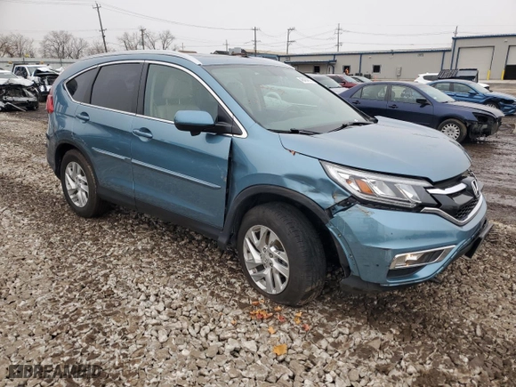 2016 Honda CR-V EX-L with VIN 5J6RM4H70GL033300, listed as a Copart auction lot 48404605 with 0 mi miles and Salvage Title. Bid and sale history available at carsss.com. Image 4.