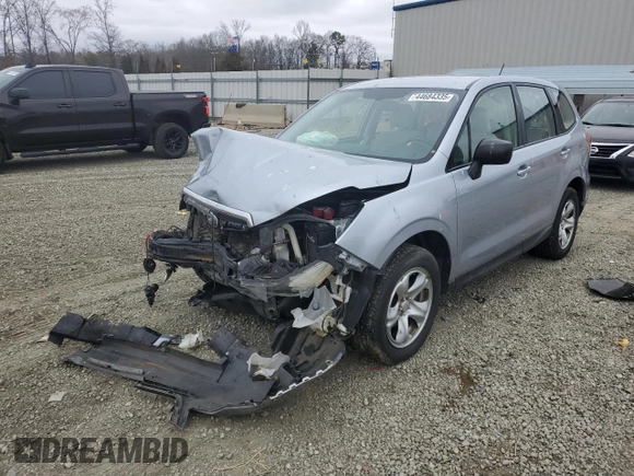 2015 Subaru Forester 2.5i with VIN JF2SJAAC0FG836669, listed as a Copart auction lot 44684335 with 205,858 mi miles and Salvage Title. Bid and sale history available at carsss.com. Image 1.