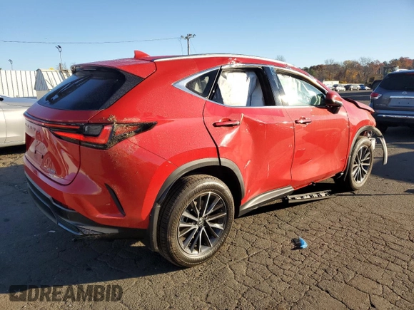 2024 Lexus NX with VIN 2T2AGCEZ5RC050948, listed as a Copart auction lot 76802244 with 10,263 mi miles and Salvage Title. Bid and sale history available at carsss.com. Image 3.