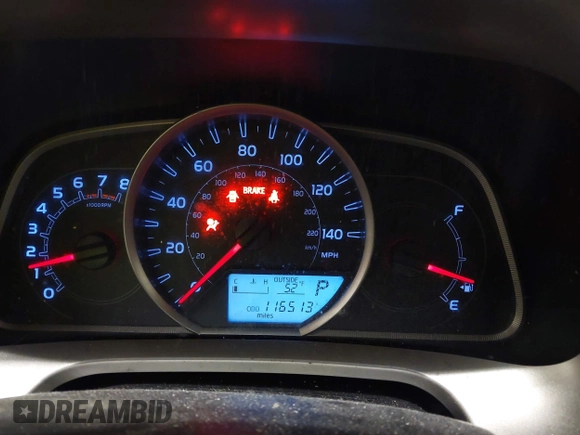 2013 Toyota RAV4 XLE with VIN JTMRFREV2DD027259, listed as a IAAI auction lot 41945054 with 116,513 mi miles and . Bid and sale history available at carsss.com. Image 7.