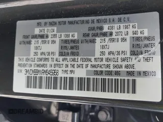 2024 Mazda CX-30 2.5 S Select Sport with VIN 3MVDMBBMXRM645958, listed as a IAAI auction lot 42004737 with 6,366 mi miles. Bid and sale history available at carsss.com. Image 9.