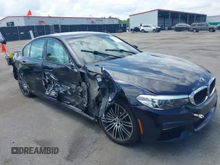 2018 BMW 5 Series 540i xDrive with VIN WBAJE7C50JWC54649, listed as a IAAI auction lot 42147070 with 46,783 mi miles and . Bid and sale history available at DreamBid. Image 1.
