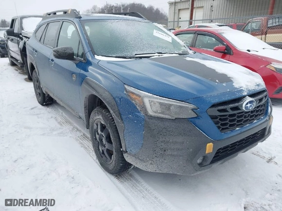 2023 Subaru Outback Wilderness with VIN 4S4BTGUD3P3199944, listed as a IAAI auction lot 41608432 with 8,284 mi miles. Bid and sale history available at carsss.com. Image 1.