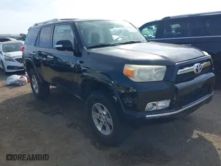 2010 Toyota 4Runner SR5 with VIN JTEZU5JR5A5010223, listed as a IAAI auction lot 41758066 with 221,166 mi miles. Bid and sale history available at carsss.com. Image 1.