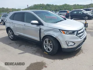 2015 Ford Edge Titanium z VIN 2FMPK4K99FBB42068, wystawiony jako IAAI lot #42085979 z przebiegiem 119 713 mil mil oraz . Historia ofert i sprzedaży dostępna na DreamBid. Obrazek 1.