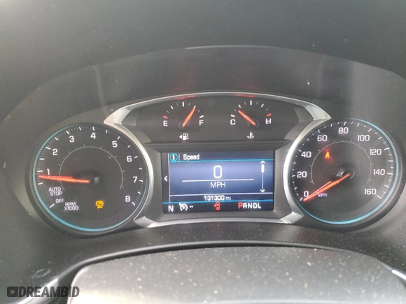 2020 Chevrolet Equinox LT with VIN 3GNAXVEX8LL169295, listed as a Copart auction lot 51056065 with 131,300 mi miles and Salvage Title. Bid and sale history available at carsss.com. Image 9.