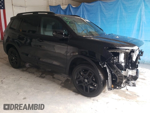 2025 Honda Passport Black Edition z VIN 5FNYF8H80SB002779, wystawiony jako Copart lot #75640054 z przebiegiem 269 mil mil oraz Szkoda całkowita • Salvage title. Historia ofert i sprzedaży dostępna na DreamBid. Obrazek 4.