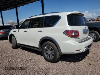 2017 Nissan Armada SL with VIN JN8AY2NC3H9502475, listed as a Copart auction lot 68148464 with 92,440 mi miles and Salvage Title. Bid and sale history available at carsss.com. Image 2.