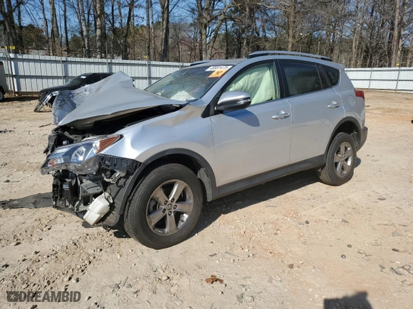 2015 Toyota RAV4 XLE with VIN JTMWFREV7FD078147, listed as a Copart auction lot 48881475 with 0 mi miles and Salvage Title. Bid and sale history available at carsss.com. Image 1.