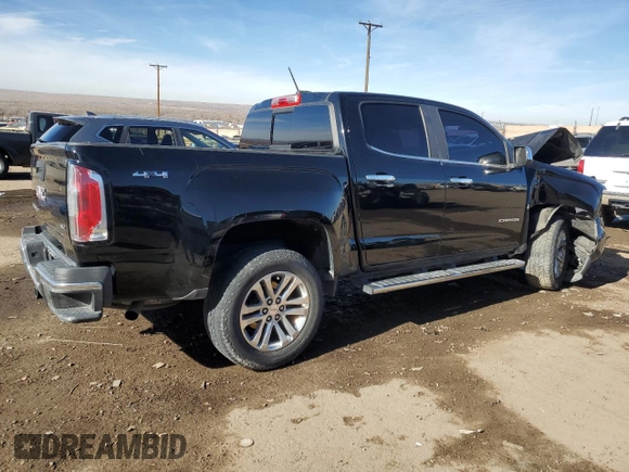 2019 GMC Canyon 4WD SLT with VIN 1GTG6DEN9K1213552, listed as a Copart auction lot 87034594 with 134,185 mi miles and Salvage Title. Bid and sale history available at carsss.com. Image 3.