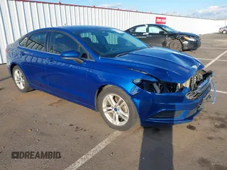 2018 Ford Fusion SE with VIN 3FA6P0HDXJR168152, listed as a IAAI auction lot 41740165 with 129,636 mi miles. Bid and sale history available at carsss.com. Image 1.