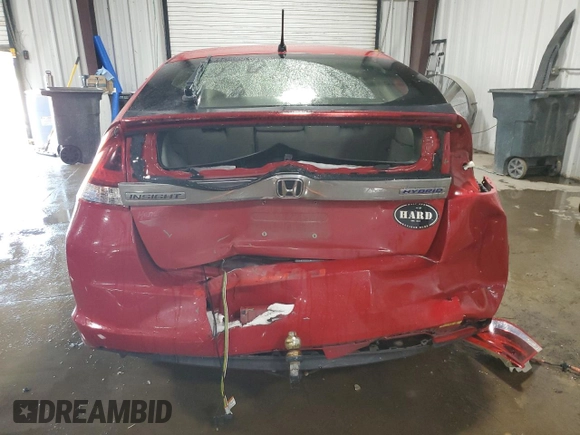 2014 Honda Insight with VIN JHMZE2H32ES002748, listed as a Copart auction lot 62126845 with 95,071 mi miles and Salvage title. Bid and sale history available at DreamBid. Image 6.