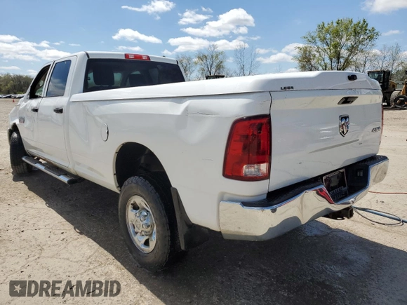 2012 Ram 2500 ST with VIN 3C6UD5HL9CG291025, listed as a Copart auction lot 52954905 with 114,634 mi miles and Salvage Title. Bid and sale history available at carsss.com. Image 2.