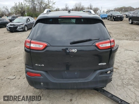 2016 Jeep Cherokee Latitude with VIN 1C4PJMCS3GW323322, listed as a Copart auction lot 50206185 with 183,062 mi miles and Salvage Title. Bid and sale history available at carsss.com. Image 6.