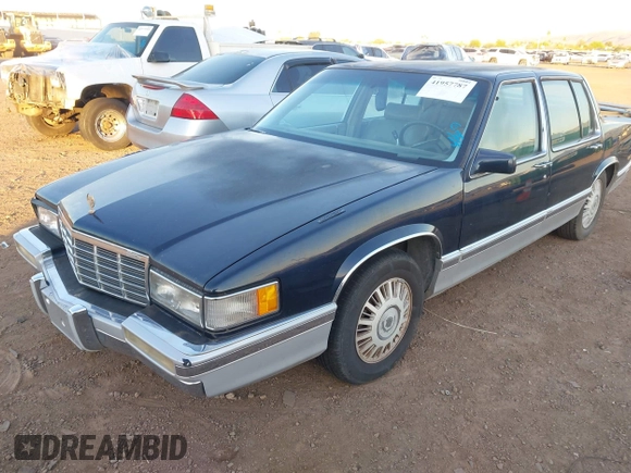 1992 Cadillac DeVille z VIN 1G6CD53B9N4283805, wystawiony jako IAAI lot #41957787 z przebiegiem 88 791 mil mil oraz . Historia ofert i sprzedaży dostępna na DreamBid. Obrazek 2.