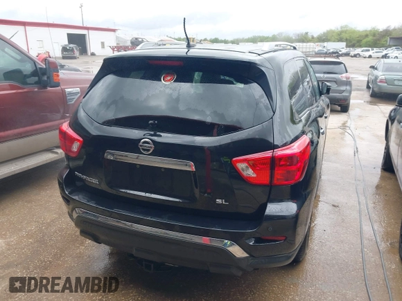 2018 Nissan Pathfinder SL with VIN 5N1DR2MN0JC633392, listed as a IAAI auction lot 41819626 with 160,504 mi miles. Bid and sale history available at carsss.com. Image 16.