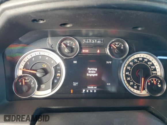 2013 Ram 2500 Big Horn with VIN 3C6UR5DL5DG546536, listed as a Copart auction lot 88974815 with 154,496 mi miles and Salvage title. Bid and sale history available at DreamBid. Image 9.