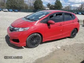 2018 Honda Fit Sport with VIN 3HGGK5H63JM709682, listed as a Copart auction lot 49646605 with 221,758 mi miles and Salvage Title. Bid and sale history available at carsss.com. Image 1.