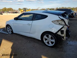 2013 Hyundai Veloster w/Gray Int with VIN KMHTC6AD4DU129880, listed as a Copart auction lot 80855424 with 167,888 mi miles and Salvage Title. Bid and sale history available at carsss.com. Image 2.