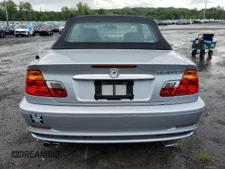 2001 BMW 3 Series 330Ci with VIN WBABS53411EV86207, listed as a Copart auction lot 67568394 with 95,113 mi miles and Salvage Title. Bid and sale history available at carsss.com. Image 6.
