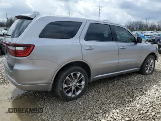 2019 Dodge Durango GT Plus with VIN 1C4RDJDG5KC550286, listed as a Copart auction lot 52127855 with 106,738 mi miles and Salvage title. Bid and sale history available at DreamBid. Image 3.