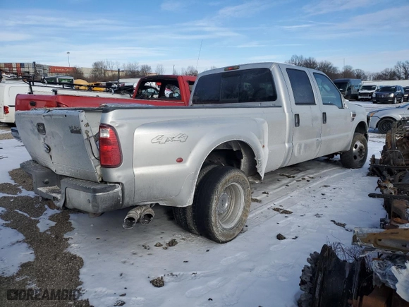 2008 Ford Super Duty F-350 DRW XL with VIN 1FTWW33R58EA65591, listed as a Copart auction lot 88522395 with 0 mi miles and Salvage Title. Bid and sale history available at carsss.com. Image 3.