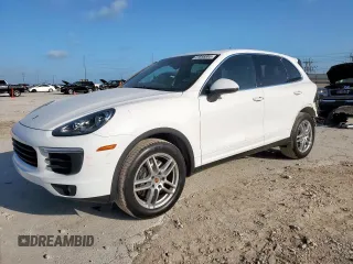 2017 Porsche Cayenne with VIN WP1AA2A28HKA87576, listed as a Copart auction lot 61856885 with 46,509 mi miles and Salvage title. Bid and sale history available at DreamBid. Image 1.