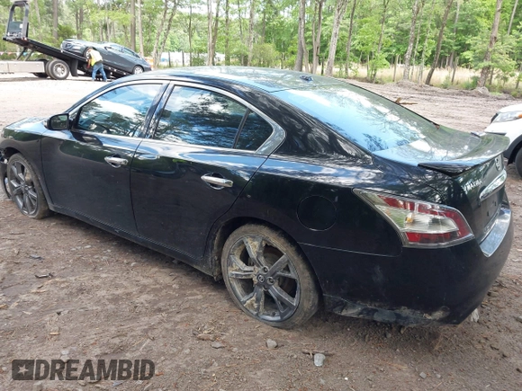 2013 Nissan Maxima S with VIN 1N4AA5AP0DC828375, listed as a IAAI auction lot 42215336 with 210,398 mi miles and . Bid and sale history available at DreamBid. Image 3.