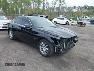 2017 Infiniti Q50 3.0t Premium with VIN JN1EV7AR2HM836154, listed as a IAAI auction lot 41869970 with 78,835 mi miles. Bid and sale history available at carsss.com. Image 1.