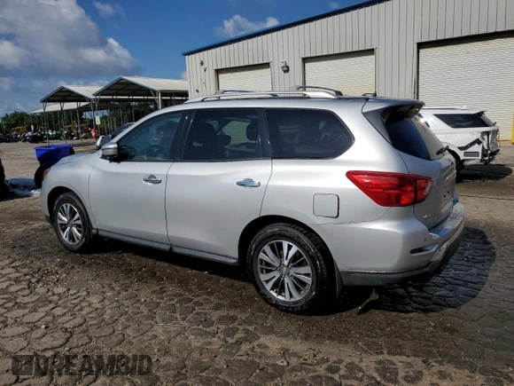 2017 Nissan Pathfinder SV z VIN 5N1DR2MN9HC909191, wystawiony jako Copart lot #56389135 z przebiegiem 95 101 mil mil oraz Szkoda całkowita • Salvage title. Historia ofert i sprzedaży dostępna na DreamBid. Obrazek 2.