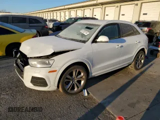 2017 Audi Q3 Premium Plus z VIN WA1JCCFSXHR005908, wystawiony jako Copart lot #83792114 z przebiegiem 139 843 mil mil oraz Szkody całkowita. Historia ofert i sprzedaży dostępna na DreamBid. Obrazek 1.