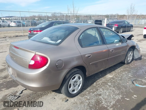 2001 Dodge Neon Highline z VIN 1B3ES46C71D183823, wystawiony jako IAAI lot #41521042 z przebiegiem 141 152 mil mil oraz . Historia ofert i sprzedaży dostępna na DreamBid. Obrazek 4.