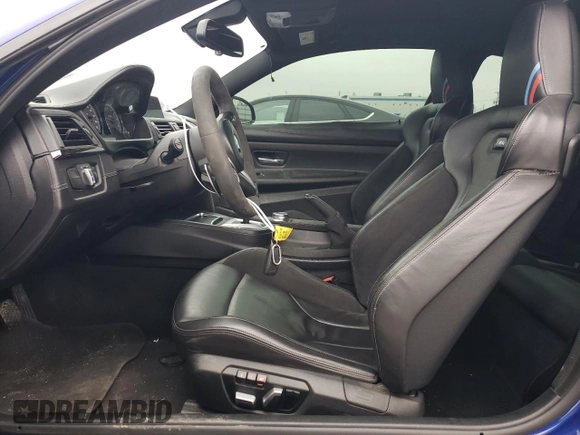 2019 BMW M4 CS with VIN WBS3S7C59KAC09429, listed as a Copart auction lot 54519804 with 0 mi miles and Salvage Title. Bid and sale history available at carsss.com. Image 7.