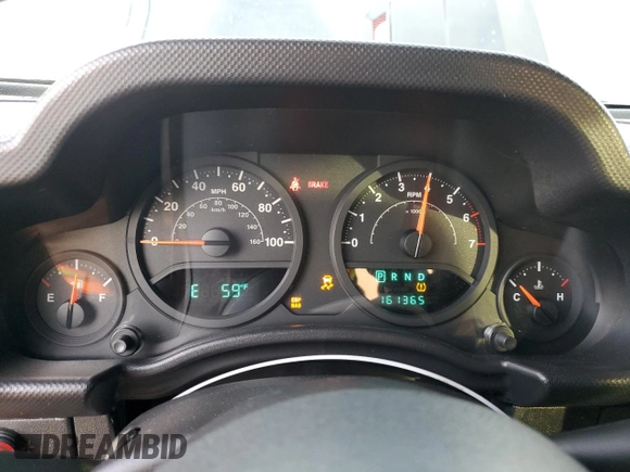 2008 Jeep Wrangler Unlimited X with VIN 1J4GB39168L649280, listed as a Copart auction lot 81379354 with 161,365 mi miles and Salvage Title. Bid and sale history available at DreamBid. Image 9.