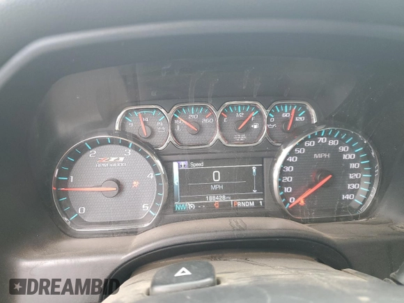 2015 Chevrolet Silverado 3500HD LTZ with VIN 1GC4K0E85FF618155, listed as a Copart auction lot 70803034 with 188,428 mi miles and Salvage Title. Bid and sale history available at carsss.com. Image 9.