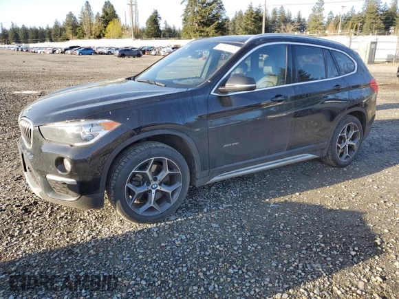 2018 BMW X1 xDrive28i with VIN WBXHT3C32J5K29918, listed as a Copart auction lot 52741805 with 46,339 mi miles and Salvage Title. Bid and sale history available at carsss.com. Image 1.