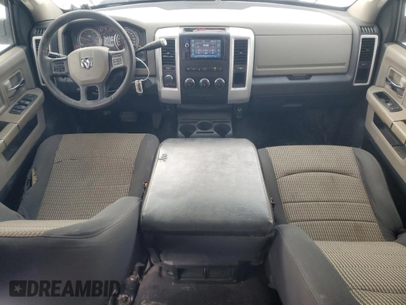 2012 Ram 2500 SLT with VIN 3C6UD5JL1CG133398, listed as a Copart auction lot 88630465 with 279,088 mi miles and Salvage title. Bid and sale history available at DreamBid. Image 8.